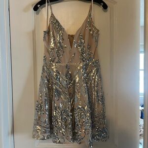 Shear sequined homecoming dress Windsor